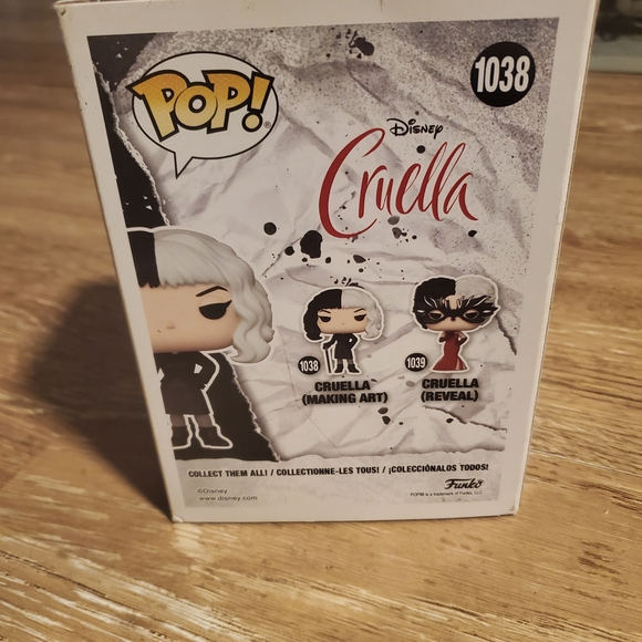 Cruella Funko Pop Vinyl Figure - Picture 4 of 4